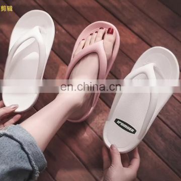 2020 summer hot sell solid color pvc integrated forming bohemian brazil colorful comfort cushion cute fashion women flip flops