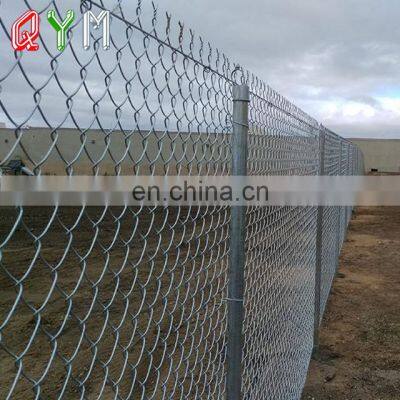 Black Chain Link Fence Diamond Mesh Basketball Court Fence