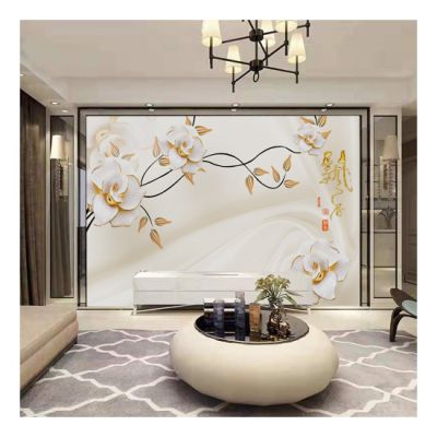 China Cheap Price Flower Wall Papers Murals Home Decor Wallpaper 3D Murals Dropshipping