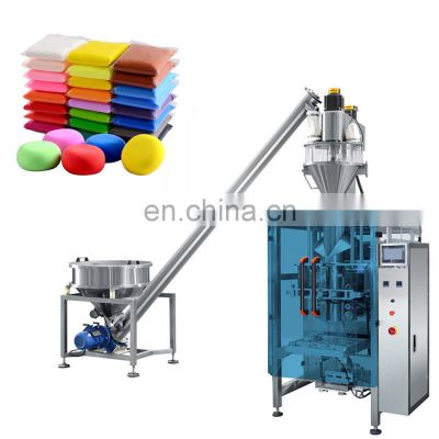 Vertical Automatic Space Sand / Toy Sand Packing Machine With Auger Filler