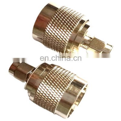 High Frequency  low loss Gold SMA Male to N Male Connector plug Adapter