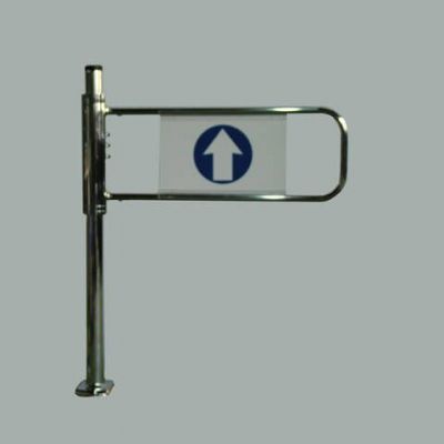 Supermarket Gate Swing Automatic Stainless Steel Supermarket Guide Entrance Gate Swing Rotate Barrier Gate