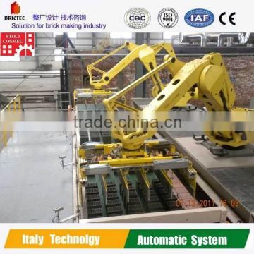 Fully Automatic Clay  Robot Brick Grab Stacking Setting System Machine brick making machinery fly ash brick machines