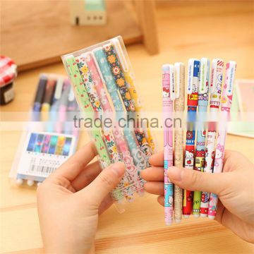 Factory wholesale custom cartoon ball-point pen, gel pen/pure and fresh and lovely style/creative design learning supplies