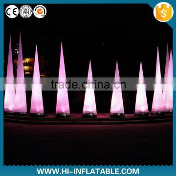 2015 new show stage decorations inflatable tube with led lighting