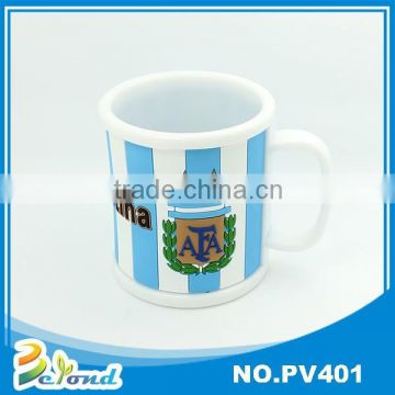 Football series printed souvenir pvc creative cup