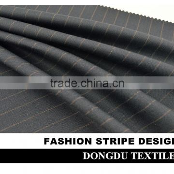 New fashion stripe design 65%polyester 35%rayon fabric with high quality