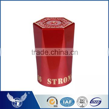 Special shape design red top-opening cap with for wine bottle