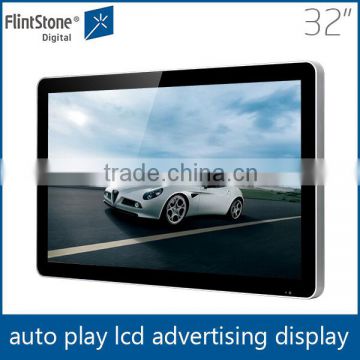 32 inch metal material Ipad style video player, in store lcd advertising display
