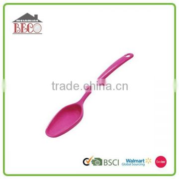 Top quality beautiful colorful melamine long handle spoon