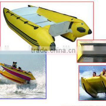 3.8m high speed rowing boat CE inflatable boat for water leisure