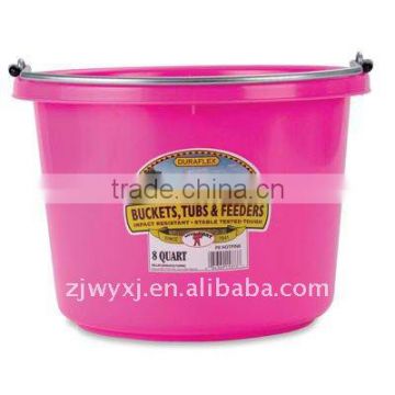 plastic bucket,water with handle,small PVC water bucket
