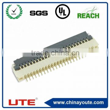0.5mm pitch FFC/FPC cable connector H=1.0 flip type lcd display socket