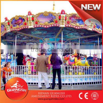 Joyful! luxury outdoor amusement playground carousel horses sale