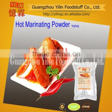 Standard Hot Marinated Powder for fried chicken 1kg per bag with high quality