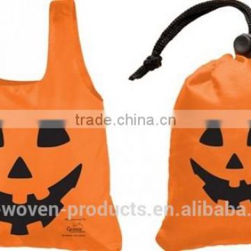 Halloween Pumpkin Foldable Shopping bag for Halloween Party