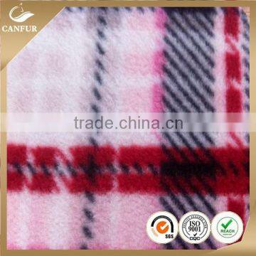 High quality microfiber printed polar fleece fabric