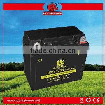 6V maintenance-free motorcycle battery 12v 7ah mf motorcycle battery china motorcycle battery BPM12-7