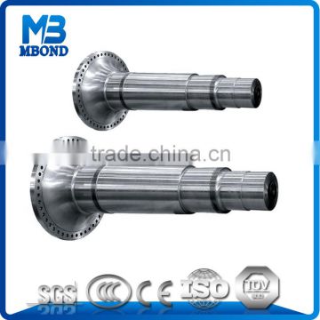 foundry precision alloy steel wind turbin hot forged shaft