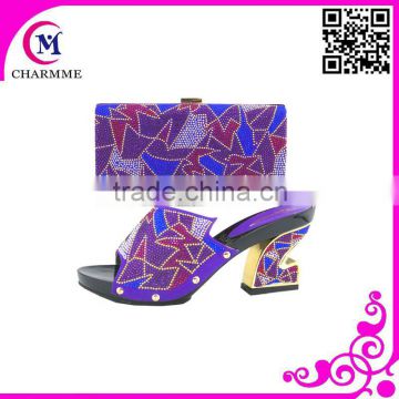 party shoes and matching clutch bag customize with with african shoes with clutch CSB599 for shoes and bags