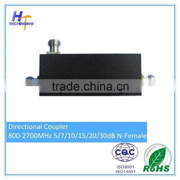 Cavity directional coupler 5/7/10/15/20/30/40dB rf coaxial coupler 698-2700MHz N type