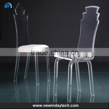 2016 Customized Modern Transparent/clear Acrylic chairs in dining/living room for home/hotel/restaurant From China