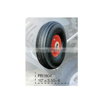 Rubber Wheel TUV CERTIFIED FACTORY wheelbarrows Pnuematic wheel, solid wheel,PU foam flat free wheel 6"-18"