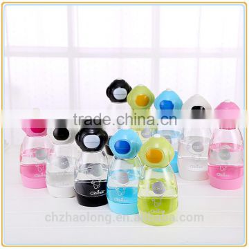 Chinese factory price plastic custom kids water bottle with fancy design