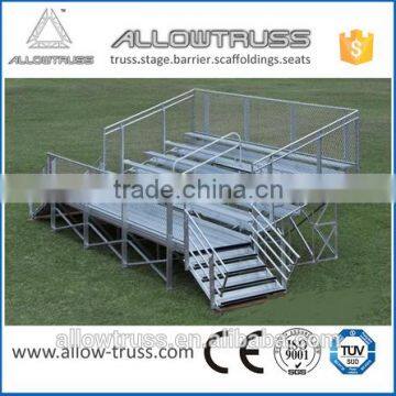 China supplier used portable indoor stadium bleachers/ sport bleachers