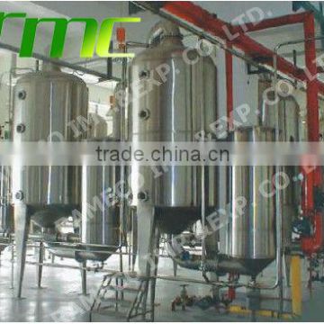 Double-effect continuous concentrator