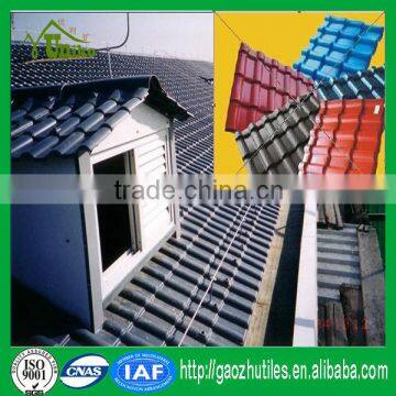 waterproof spanish style synthetic resin plastic roof tile with low price