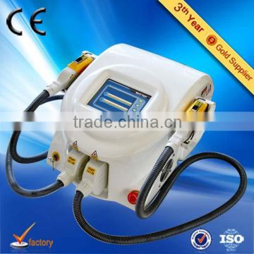 2015 Top sale 2 IN 1 shr ipl spot removal beauty machine with 3000W power