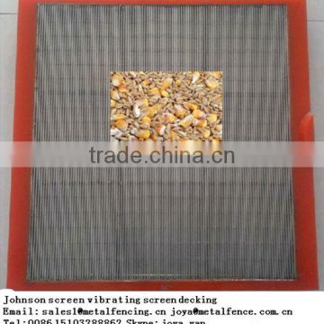 Grain drying floor Johnson screen vibrating screen decking