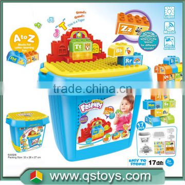 hot sell education plastic big building blocks toys for kids