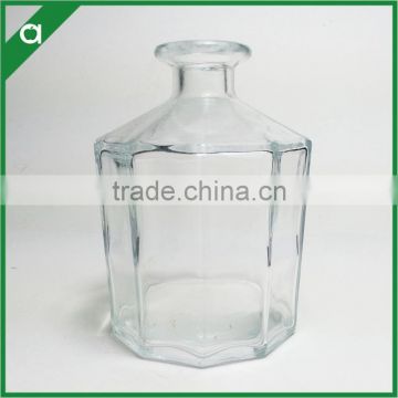 Unique Shape Polyhedron Shape Reed Diffuser Glass Bottle