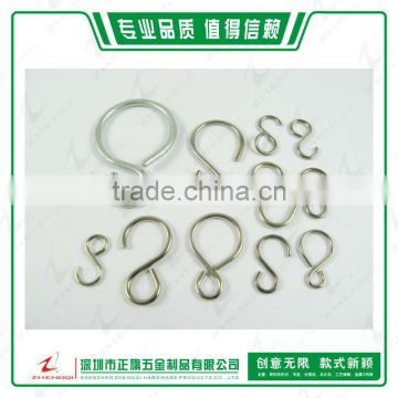 Small metal hooks S hook China metal hook manufacturer and wholesaler