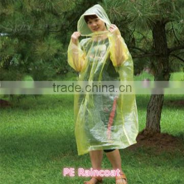 Cheap PE Semitransparent Raincoat Fabric Waterproof Fabric