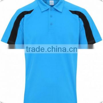 Modern Design Colorblock Slim Fit Men Sports Polo Shirts custom for golf and event hot sale