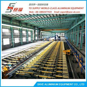 Aluminium Extrusion Profile Belt System Cooling Table