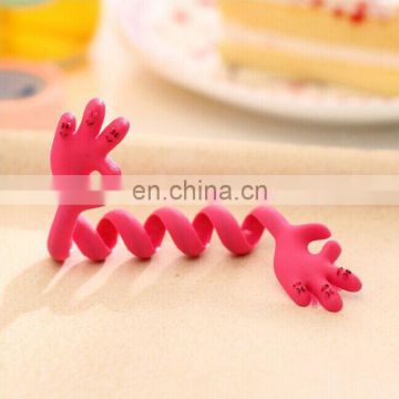 silicone finger bobbin winder/cable tidy