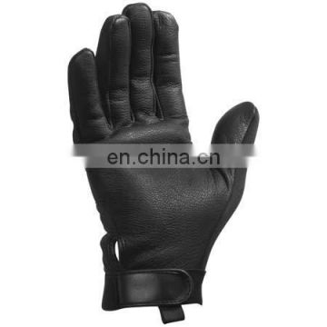 Updated relaxing leather police gloves for winter