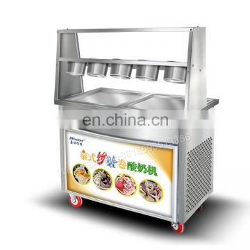 Thailand Commercial Fried Ice Cream Roll/ Ice Whipping Machine/ Ice Cream Cold Plate