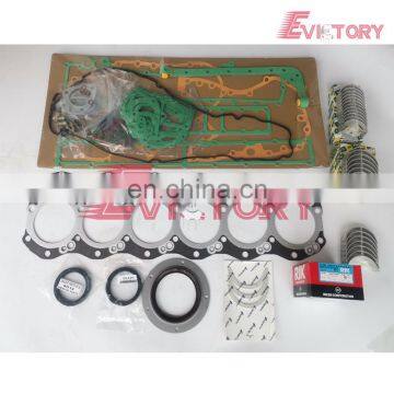 For MITSUBISHI S6A3 full complete gasket kit with cylinder head gasket