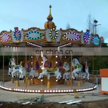 Theme park attraction outdoor merry go round for sale