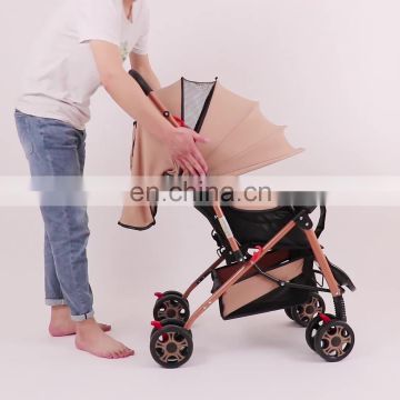 Factory direct cost-effective lightweight stable frame baby stroller