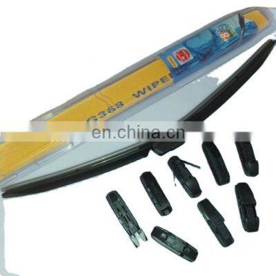 wholesale car wiper blade with 9 universal adapters wiper blade arm set