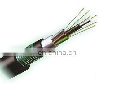 48 core Fiber GYTA53 Single mode Outdoor Submarine Steel wire Armored Fiber Optic Cable GYTA53