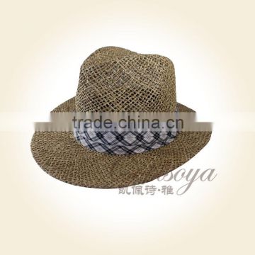 Fasion 2015 new style unisex seagrass hat and sun hat COPISOYA c15017