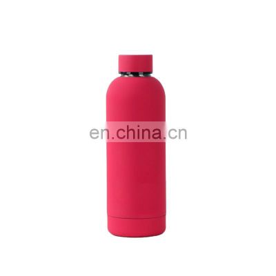 2021 Amazon Customization Eco-friendly Stainless Steel Thermos Flask Metal 500ML Insulation Vacuum Thermal Kettle Water Bottle
