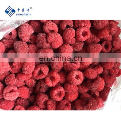 BRC Approved Factory of Frozen Whole Raspberry IQF